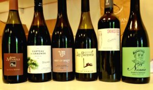 5 boutielles de vins rouges